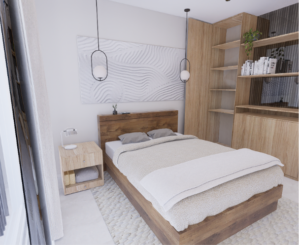Aura con detalles Japandi y diseño consciente - DOBLEO
